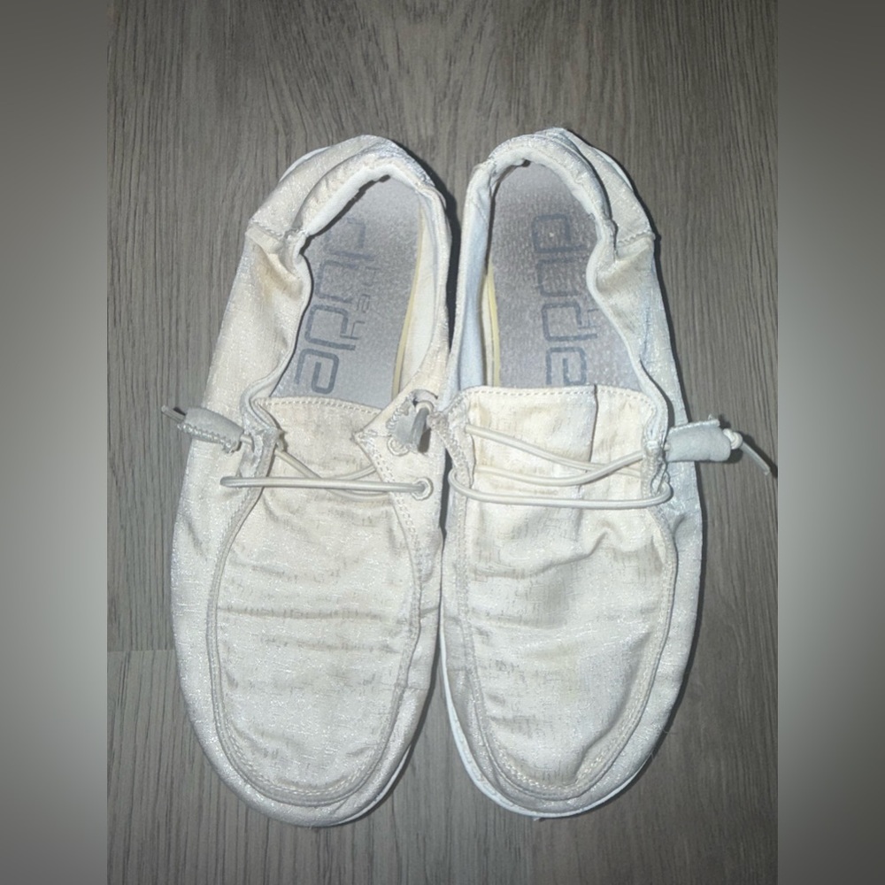 Hey Dude Linen‎ Satin Beige Shoes